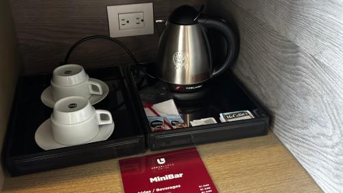 a box with a coffee maker and a blender at Best Western Plus Urban Larco Hotel in Lima