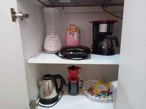 Dapur atau dapur kecil di Morada da Lua