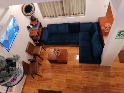 Ruang duduk di El Ave Azul Boutique Hotel Cusco