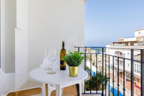 Μπαλκόνι ή βεράντα στο Hotel Almijara - Mares