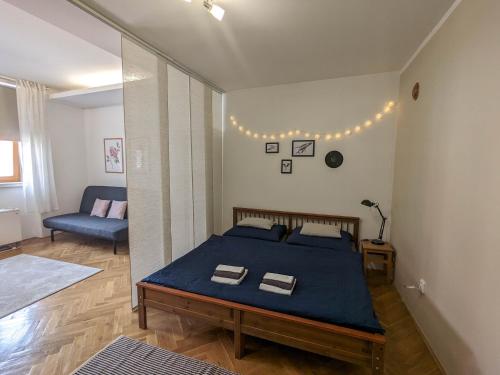 Posteľ alebo postele v izbe v ubytovaní Apartmán Pod Valdickou bránou