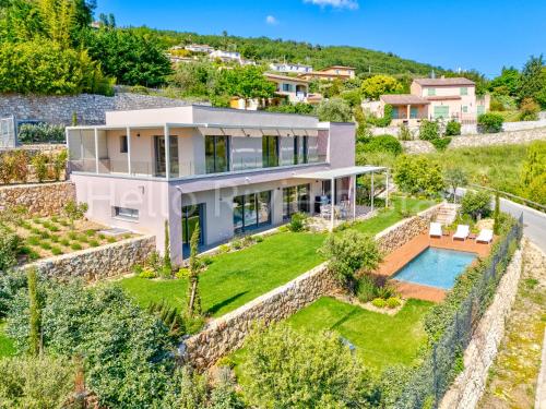 Πισίνα στο ή κοντά στο Villa Bel Air neuve, piscine, vue mer