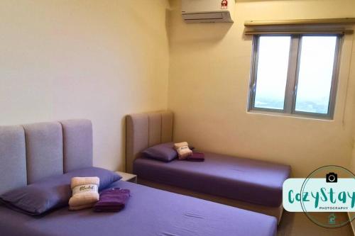 Χώρος καθιστικού στο Puchong Skylake Lake-view Condo 3-6pax