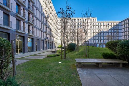 Bygningen som lejligheden ligger i