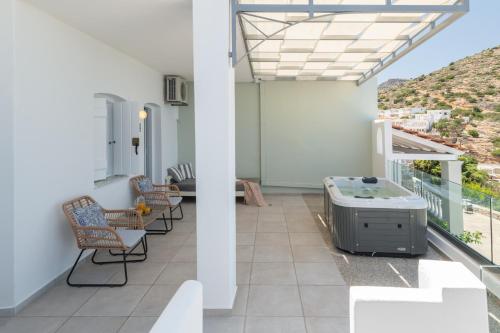 Μπαλκόνι ή βεράντα στο Adrakos Apartments (Adults Only)
