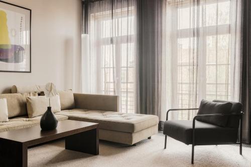 Hotel Bergs Suitesにあるシーティングエリア
