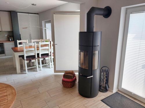 Kuchyň nebo kuchyňský kout v ubytování Ferienwohnung in Nesse