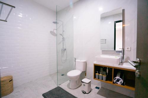 Ένα μπάνιο στο Casa Palm Pecatu