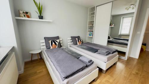 Ένα ή περισσότερα κρεβάτια σε δωμάτιο στο Apartment Rebeka