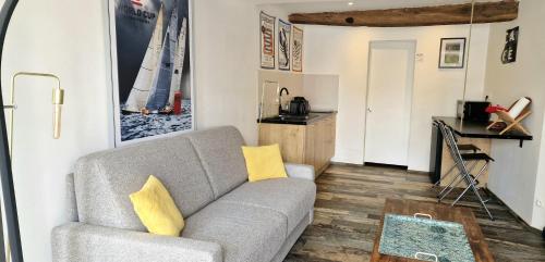 Køkken eller tekøkken på La Perle du Port