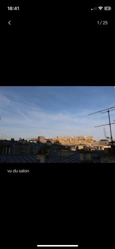 Deux pièces lumineux calme, vue sur le ciel !