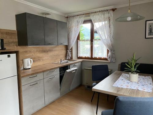 Kuchyň nebo kuchyňský kout v ubytování Ferienwohnung Elisabeth
