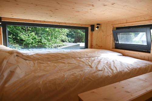 Llit o llits en una habitació de Green Tiny Village Harz - Tiny House Nature 15