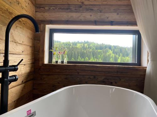 Koupelna v ubytování Kaliba Cabins