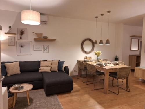 Χώρος καθιστικού στο Provinzial Ferienwohnung Walter