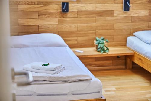 Posteľ alebo postele v izbe v ubytovaní Apartment Katschbergblick 7