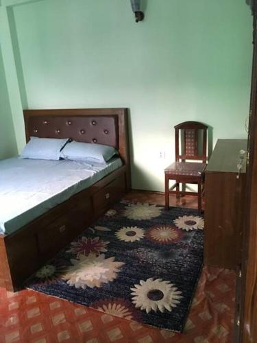 Postel nebo postele na pokoji v ubytování Expediya Holiday House - Full Furnish 2 BHK Roof Top Flat in Kathmandu