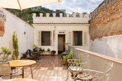 Balkón nebo terasa v ubytování Chez Zany Boutique Hostel - Santa Teresa