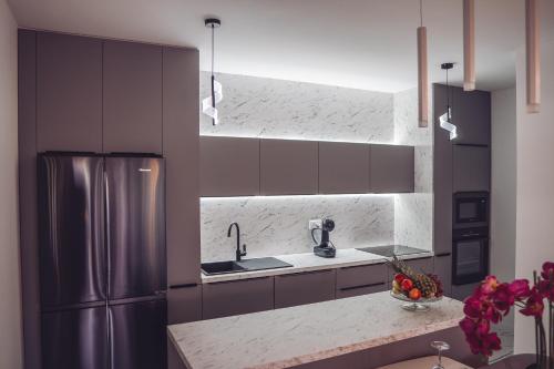 Kuchyň nebo kuchyňský kout v ubytování Anna's hill