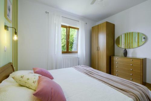 Posteľ alebo postele v izbe v ubytovaní Istria Rosa in Pula - Istrien