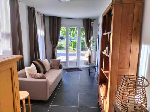 Χώρος καθιστικού στο Chambres d'hôtes B&B - Mas Cinq Sols