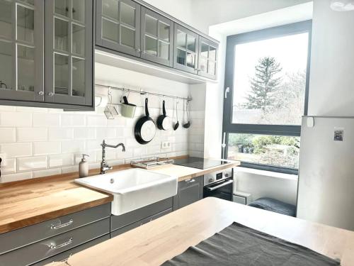 Køkken eller tekøkken på Pelso- Villa- luxury apartment