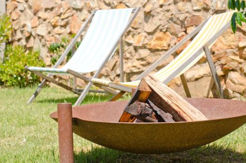 Jardín al aire libre en Sundowner Loft
