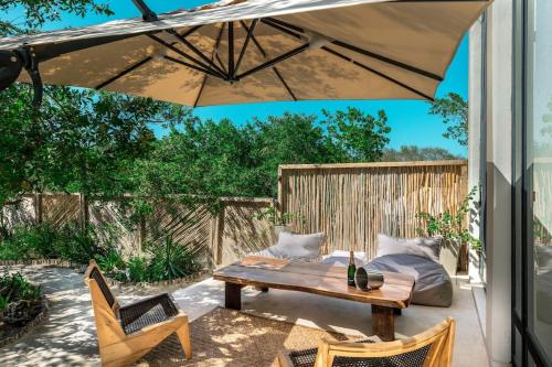 Κήπος έξω από το Impresionante villa en Holbox