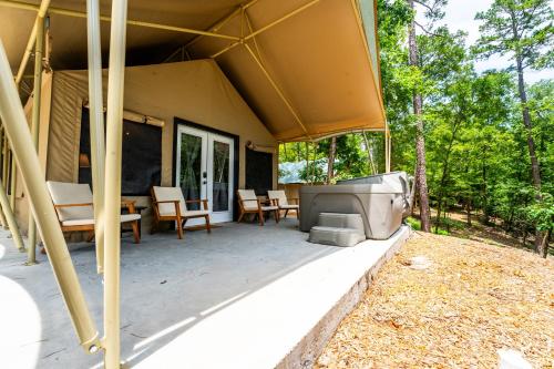 Balcone o terrazza di Starlight Haven Hot Springs