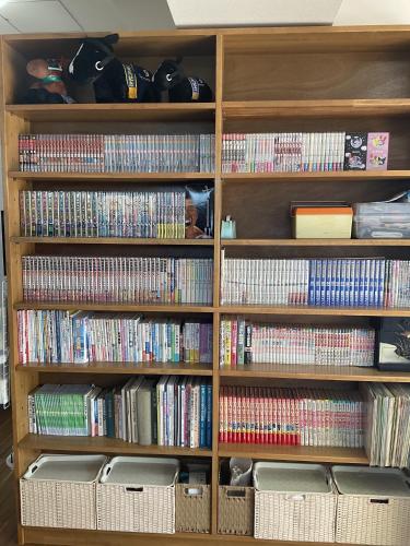 ゲストハウスにある図書室