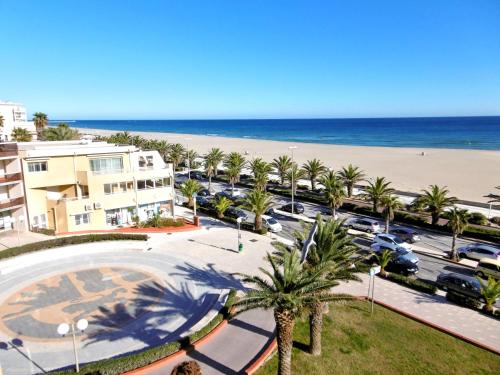 Canet-en-Roussillon : T3 spacieux, 6 personnes, terrasse panoramique