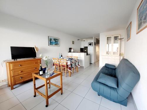 Canet Sud - T2 cabine 4/6 pers - Terrasse - Accès direct plage