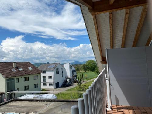 Balkón nebo terasa v ubytování Ferienwohnungen im Hegau