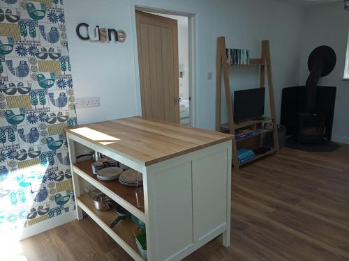 TV a/nebo společenská místnost v ubytování Hygga