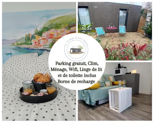 Studio de Jardin \"Le Temps d une Pause\" jusqu'à 4 personnes en face du Beaujolais - Climatisation et Borne recharge véhicule électrique