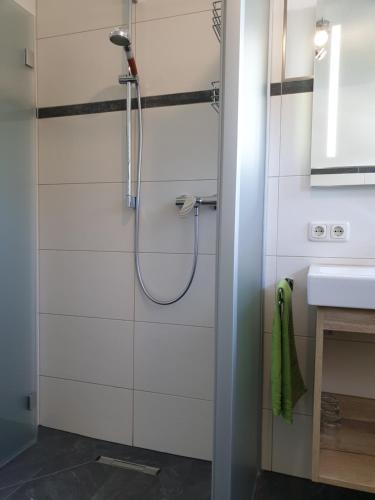 Kúpeľňa v ubytovaní Ferienwohnung Mitterherzog