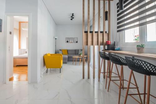 Sunlight rooftop apartment