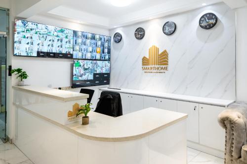 a store with clocks on the wall at The Zanakri Homes, Smart Bliss in Nairobi