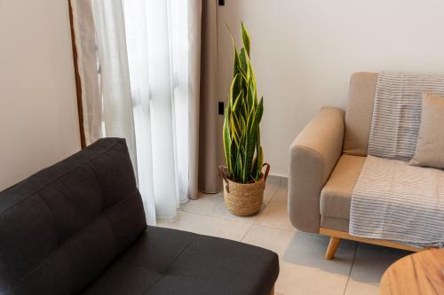 Гостиная зона в Icon seaside apartments