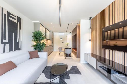 Voodi või voodid majutusasutuse Mabu Luxury Apartment toas