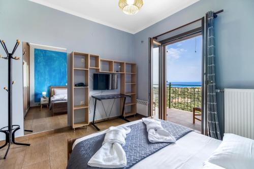 Posteľ alebo postele v izbe v ubytovaní Remvi House
