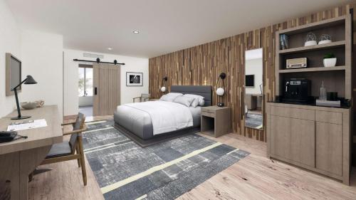 Embassy Suites by Hilton Napa Valleyにあるベッド