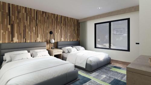 Embassy Suites by Hilton Napa Valleyにあるベッド