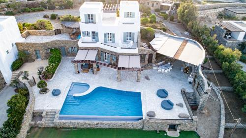 Melangio 6 BR Villa Private Pool & Sea View - Aleomandra Mykonos