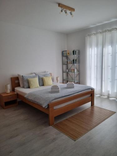 Postel nebo postele na pokoji v ubytování Apartmani Arilje