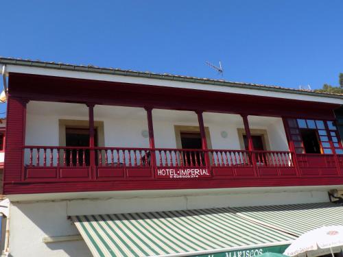Balkón nebo terasa v ubytování Hotel Imperial