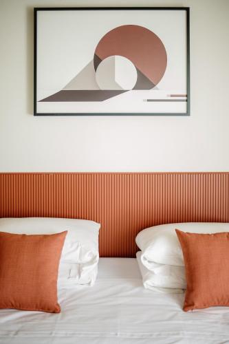 Ένα ή περισσότερα κρεβάτια σε δωμάτιο στο Hotel San Marco Sestola