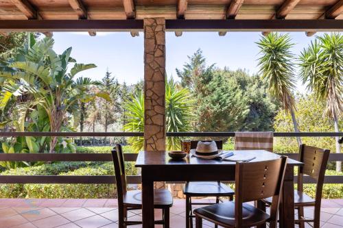 Jardín al aire libre en Villa Cocos