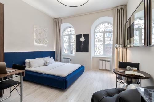 Χώρος καθιστικού στο Є світло Апартаменти Прожиття