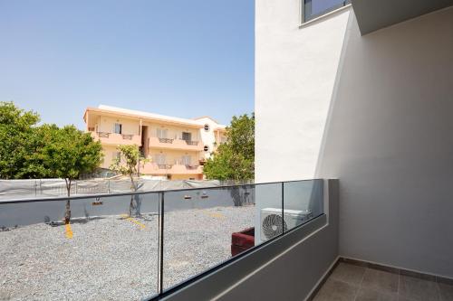 a view from the balcony of a building at Nick and Helen in Rethymno Town